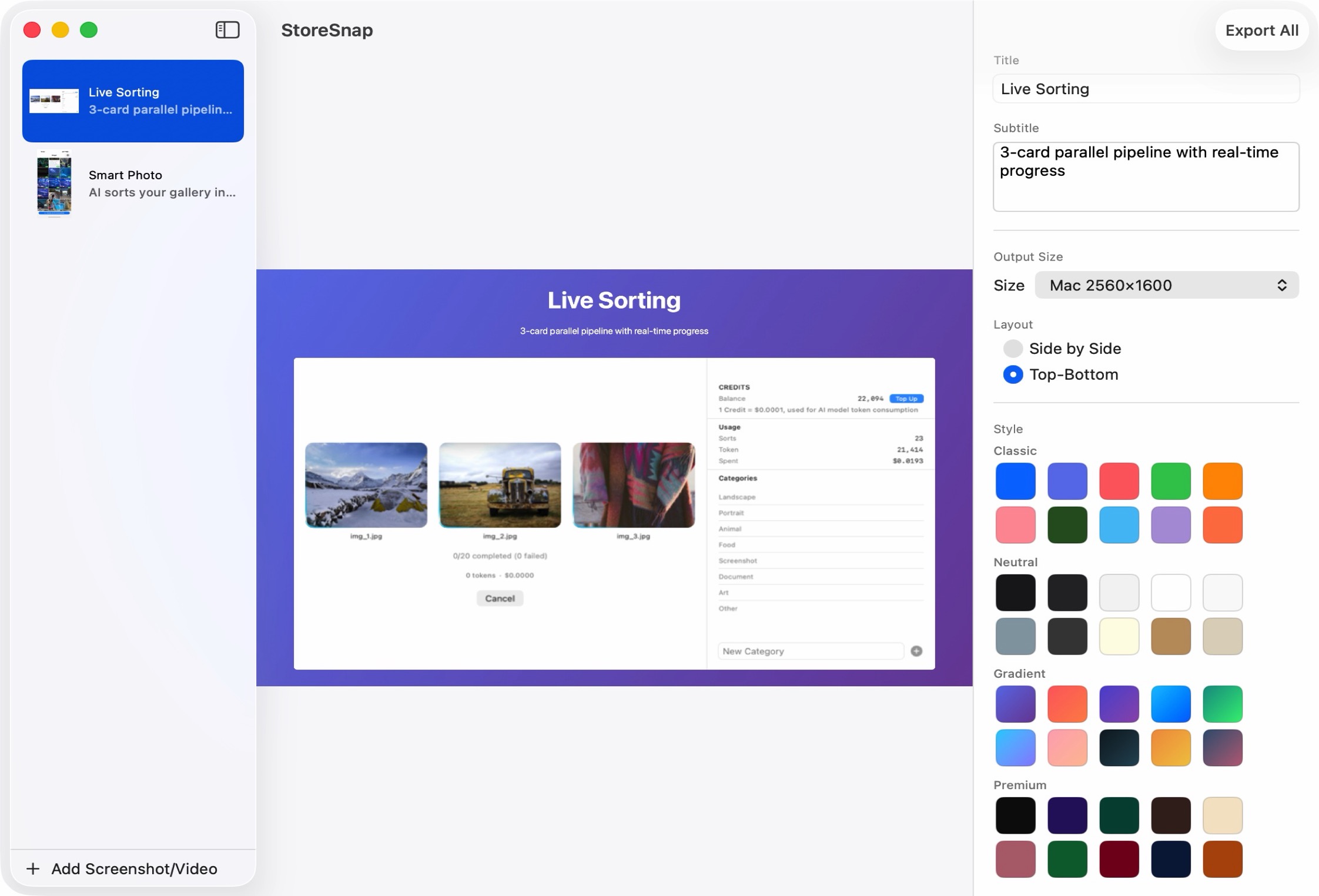 StoreSnap screenshot 1